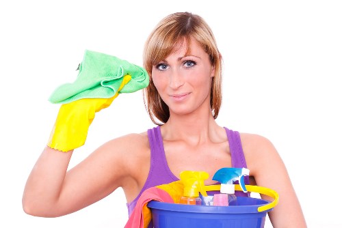 Professional carpet cleaning in a bright modern living room